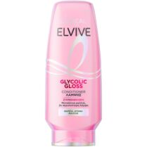 L'Oreal Paris Elvive Glycolic Gloss Conditioner Μαλακτική Κρέμα με Γλυκολικό Οξύ για Λάμψη στα Θαμπά, Άτονα Μαλλιά 300ml