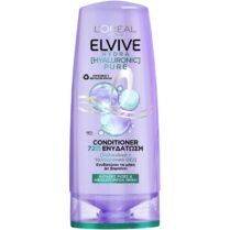 L'Oreal Paris Elvive Hydra Hyaluronic Pure Conditioner Μαλακτική Κρέμα Μαλλιών για Ενυδάτωση Έως 72 Ώρες με Σαλικυλικό & Υαλουρονικό Οξύ 300ml