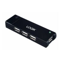 Logik 4 Port USB 2.0 Black Hub