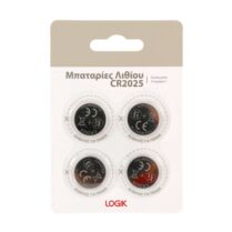 Logik CR2025 - L20254P26K 4 τεμ. Μπαταρία Λιθίου Logik CR2025 - L20254P26K 4 τεμ. Μπαταρία Λιθίου
