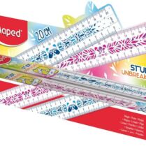 Maped Γεωμετρικός Χάρακας Study Fancy 20cm-2 Σχέδια-1Τμχ (245401)