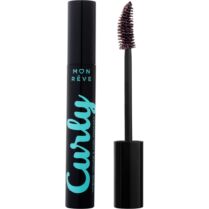 Mon Reve Curly Mascara Μάσκαρα για Μήκος, Καμπύλη & Όγκο με Καμπυλωτό Βουρτσάκι Ακριβείας 12ml - 02 Real Brown