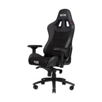 Next Level Racing Pro Gaming Leather & Suede Black Gaming Καρέκλα