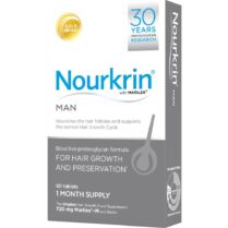 Nourkrin Man for Hair Growth & Preservation Συμπλήρωμα Διατροφής Εκχυλίσματος Βοτάνων Μουρουνέλαιου & Βιοτίνης για την Πρόληψη & Καθυστέρηση της Τριχόπτωσης στους Άνδρες 60tabs