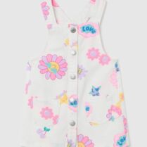 OVS βρεφική denim σαλοπέτα με all-over print - 002190054 Εκρού