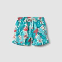 OVS βρεφική βερμούδα με all-over print και ελαστική μέση Regular Fit - 002682774 Γαλάζιο
