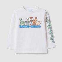 OVS βρεφική μπλούζα μακρυμάνικη με Toy Story print Regular Fit - 002765563 Λευκό