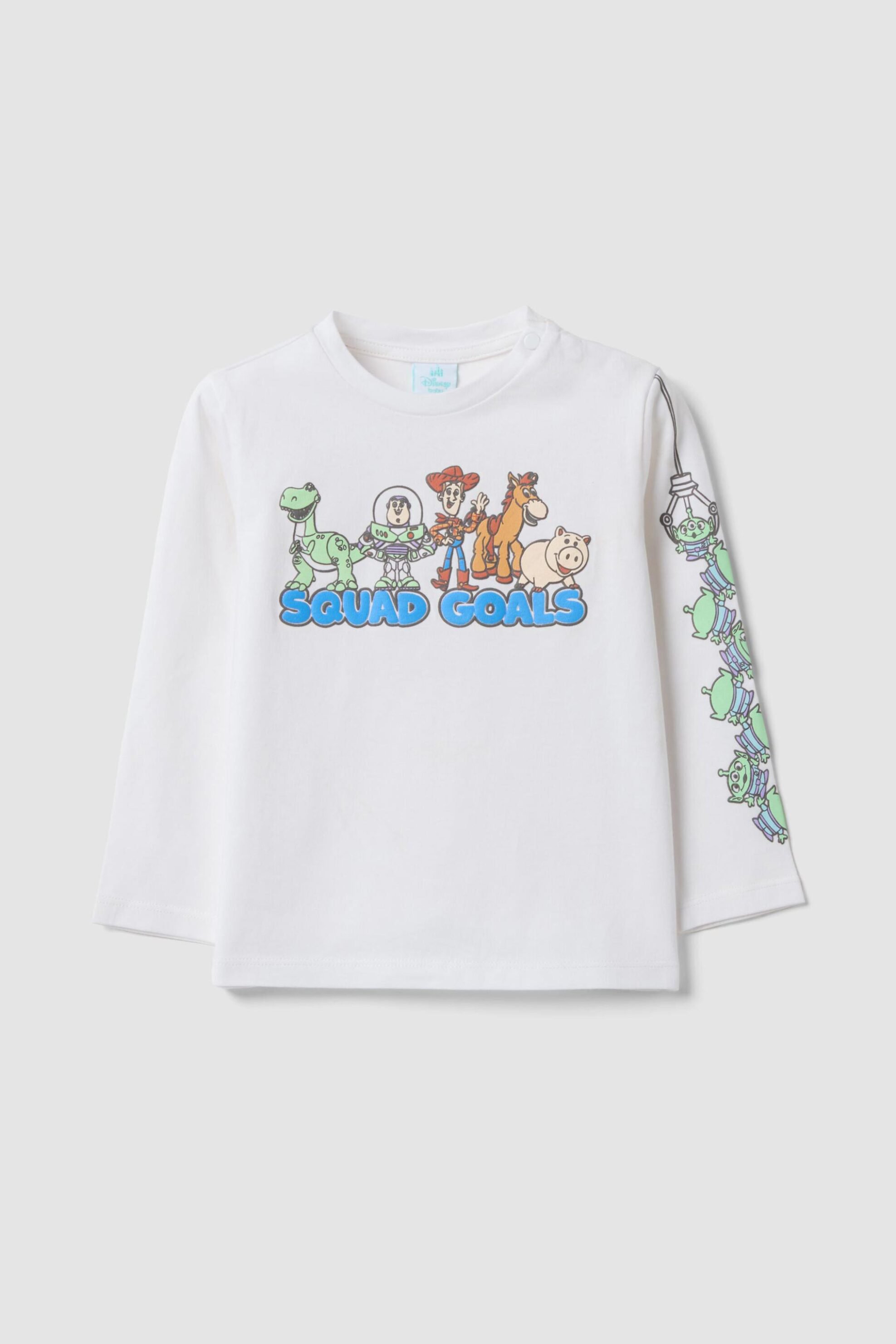 OVS βρεφική μπλούζα μακρυμάνικη με Toy Story print Regular Fit - 002765563 Λευκό OVS βρεφική μπλούζα μακρυμάνικη με Toy Story print Regular Fit - 002765563 Λευκό