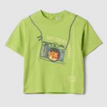 OVS βρεφικό T-shirt με print Regular Fit - 002656288 Πράσινο