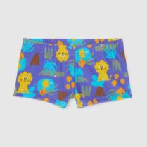 OVS βρεφικό μαγιό trunk για αγόρια με πολύχρωμο tropical animal print - 002199191 Μοβ