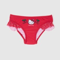 OVS βρεφικό μαγιό σλιπ για κορίτσια με Hello Kitty print και βολάν - 002259034 Κόκκινο
