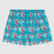 OVS βρεφικό μαγιό σορτς για αγόρια με Snoopy print - 002259042 Γαλάζιο