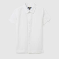 OVS παιδικό πουκάμισο μονόχρωμο Regular Fit - 002269362 Λευκό