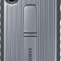 Official Samsung Protective Standing Cover - Θήκη Samsung Galaxy Note 10 - Silver (EF-RN970CSEGWW)