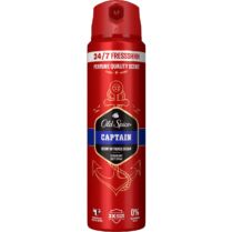 Old Spice Captain Deodorant Body Spray Αποσμητικό Σπρέι Σώματος για Άνδρες 48ωρης Προστασίας 150ml
