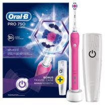Oral-B Pro 750 Pink Ηλεκτρική Οδοντόβουρτσα
