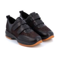 PAREX Sneaker Γυναικείο Δέρμα - 10726028 ΜΑΥΡΟ - ΜΑΥΡΟ