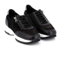 PAREX Sneaker Δέρμα - 10726025 ΜΑΥΡΟ - ΜΑΥΡΟ