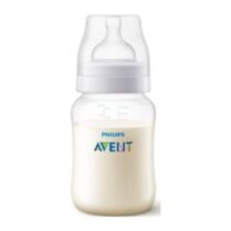 PHILIPS Avent Anti-Colic Πλαστικό Μπιμπερό κατά των Κολικών με Θηλή Σιλικόνης Αργής Ροής SCF813/17 1m+ 260ml