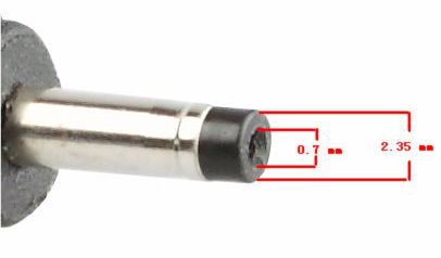 POWERTECH βύσμα για φορτιστή LAPTOP - M21 - ASUS M21 POWERTECH POWERTECH βύσμα για φορτιστή LAPTOP - M21 - ASUS M21 POWERTECH