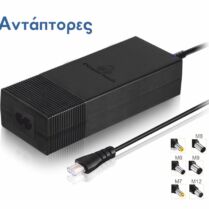 POWERTECH φορτιστής LAPTOP, Universal -AUTO - 90 watt - 9 Tips PT-372 POWERTECH