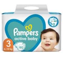 Pampers Active Baby No3 (6-10kg) Giant Pack 90 πάνες