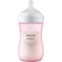 Philips Avent Natural Response Bottle 1m+ Μπιμπερό Πολυπροπυλενίου με Θηλή Σιλικόνης Ροής 3 Οπών 260ml, Κωδ SCY903/11 - Ροζ