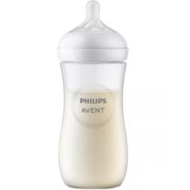 Philips Avent Natural Response Bottle 6m+ Μπιμπερό Πολυπροπυλενίου με Θηλή Σιλικόνης Ροής 4 Οπών 330ml, Κωδ SCY906/01