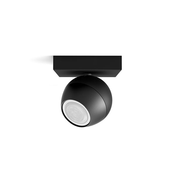 Philips Hue Buckram 1x5W 230V Black Spot Φωτιστικό Philips Hue Buckram 1x5W 230V Black Spot Φωτιστικό