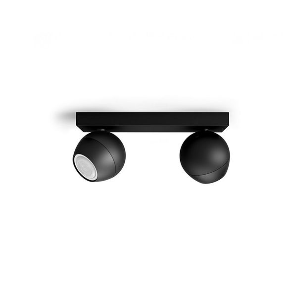 Philips Hue Buckram 2x5W 230V Black Φωτιστικό Philips Hue Buckram 2x5W 230V Black Φωτιστικό