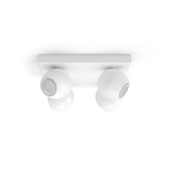 Philips Hue Buckram 4x5W 230V White Φωτιστικό Philips Hue Buckram 4x5W 230V White Φωτιστικό