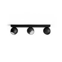 Philips Hue Buckram Bar 3x5W 230V Black Οροφής Φωτιστικό