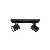 Philips Hue Runner 2x5W 230V Black Οροφής Φωτιστικό