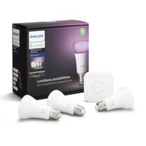 Philips Hue White & Color Ambiance Starter Kit E27 (3x bulb & 1x bridge) Smart Home