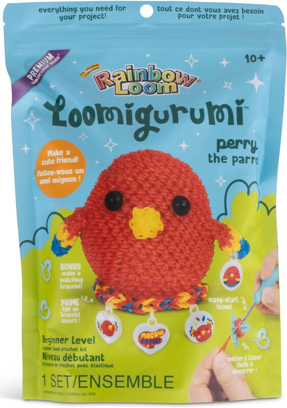 Rainbow Loom Loomigurumi Σετ Παπαγάλος (A0216) Rainbow Loom Loomigurumi Σετ Παπαγάλος (A0216)