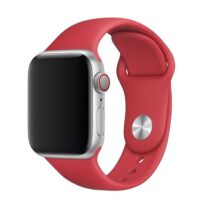 Redshield Apple Watch Silicone 42 - 45 mm Red Λουράκι Smartwatch