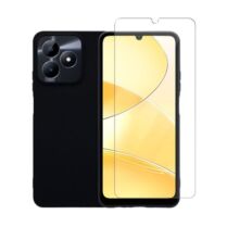 Redshield Silicone & Glass Σετ για Realme C51/C53 Black Θήκη Κινητού & Προστατευτικό Οθόνης Redshield Silicone & Glass Σετ για Realme C51/C53 Black Θήκη Κινητού & Προστατευτικό Οθόνης