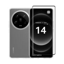 Redshield Xiaomi 14 Ultra TPU Transparent & 3D Curved Tempered Glass Θήκη Κινητού & Προστατευτικό Οθόνης