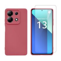 Redshield Xiaomi Redmi Note 13 5G Silicone Case & Glass Red Σετ - Θήκη Κινητου & Προστατευτικό Οθόνης Redshield Xiaomi Redmi Note 13 5G Silicone Case & Glass Red Σετ - Θήκη Κινητου & Προστατευτικό Οθόνης