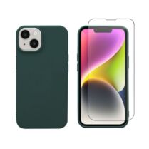 Redshield iPhone 14 Plus TPU & Tempered Glass Green Θήκη Κινητού & Προστατευτικό Οθόνης