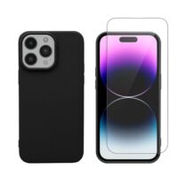 Redshield iPhone 14 Pro Max TPU & Tempered Glass Black Θήκη Κινητού & Προστατευτικό Οθόνης