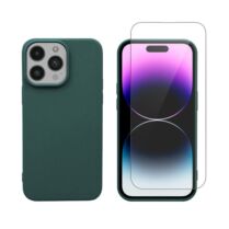 Redshield iPhone 14 Pro TPU & Tempered Glass Green Θήκη Κινητού & Προστατευτικό Οθόνης