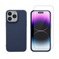 Redshield iPhone 14 Pro TPU & Tempered Glass Navy Θήκη Κινητού & Προστατευτικό Οθόνης
