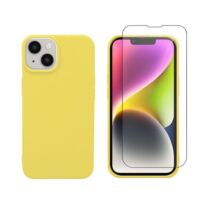 Redshield iPhone 14 TPU & Tempered Glass Yellow Θήκη Κινητού & Προστατευτικό Οθόνης