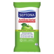 Septona Αντιβακτηριδιακά Μαντηλάκια Refresh Πράσινο Μήλο-15Τμχ (1108030015043)