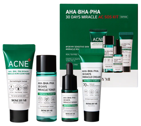 Some By Mi AHA BHA PHA 30 Days Miracle AC SOS Kit Some By Mi Some By Mi AHA BHA PHA 30 Days Miracle AC SOS Kit Some By Mi