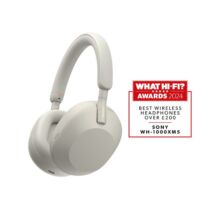 Sony WH-1000XM5 Noise Cancelling Wireless Headphones Silver Bluetooth Headset