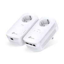 TP-Link TL-PA8033P Kit AV1300 3-Port Gigabit Passthrough Starter Kit Powerline