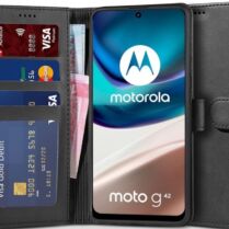 Tech-Protect AirWallet - Θήκη Πορτοφόλι Motorola Moto G42 - Black (9589046924606)
