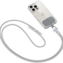 Tech-Protect C5S Rope Crossbody Strap - Αποσπώμενο Λουράκι Λαιμού για Θήκες Κινητών / Smartphones - Steel Grey (5906302312931)
